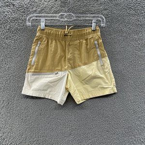 Wonder Nation Shorts Boys Size Small Beige Color Block Casual Shorts Boys Size S